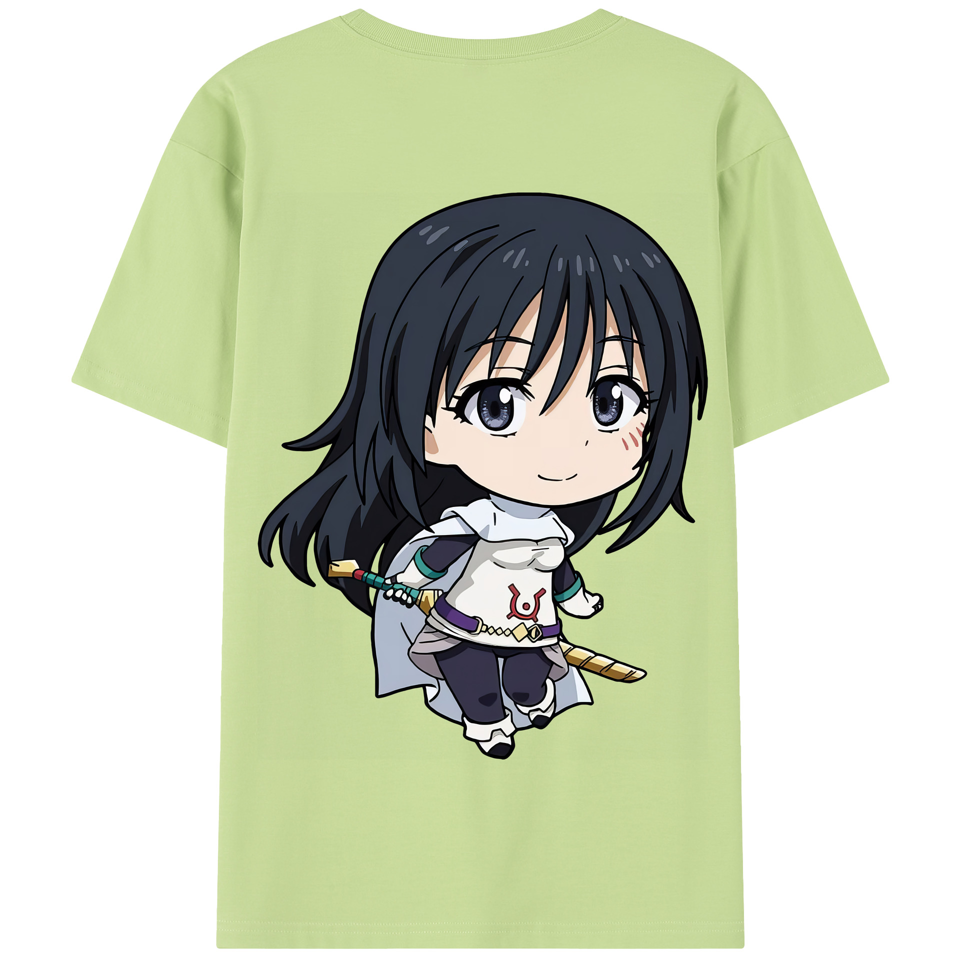 （画像用） 転スラ Regarding Reincarnated to Slime 綿100％半袖Tシャツ（背面プリント）